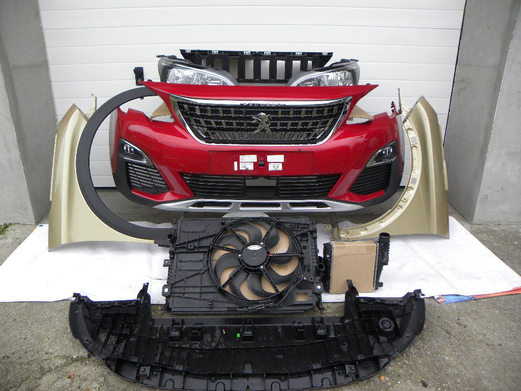 фото №1, Peugeot 3008 ii 2017 rok бампер лампи крила