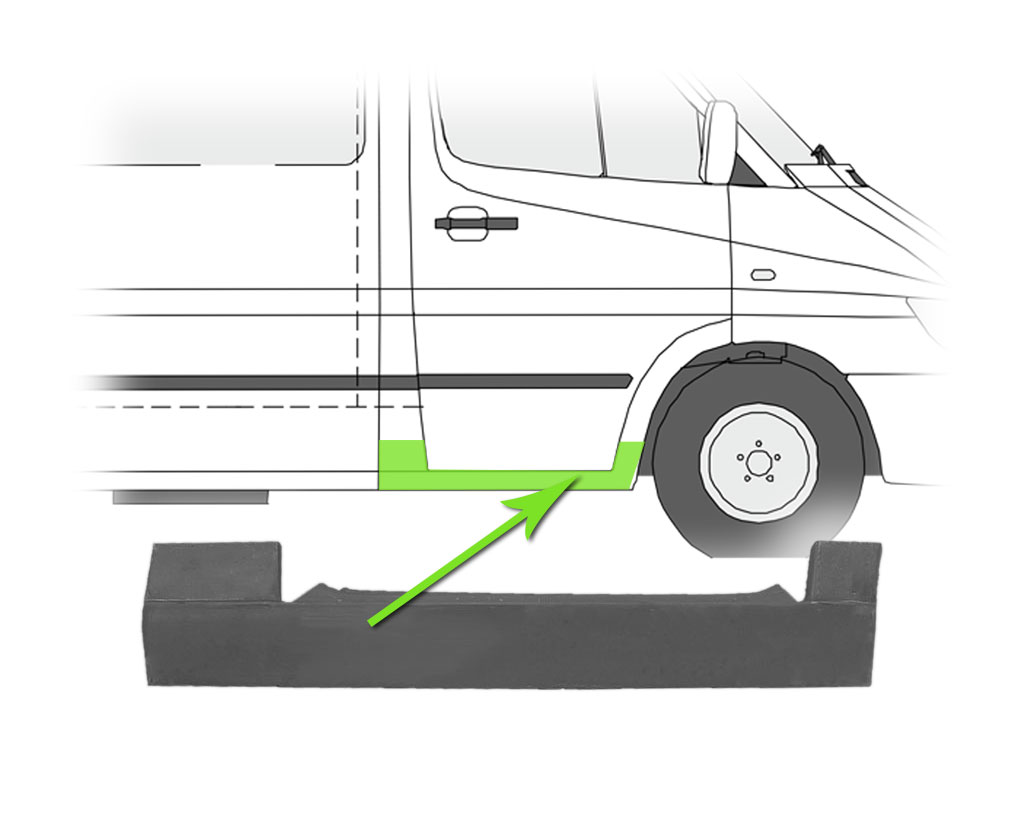 фото №4, Sprinter 95-06r vw lt 96-06 порог ремкомплект порог