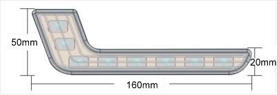Mocne світло до рух dziennej led mercedes black Ціна