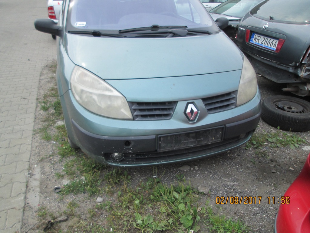 фото №1, Капот перед renault scenic ii teb97