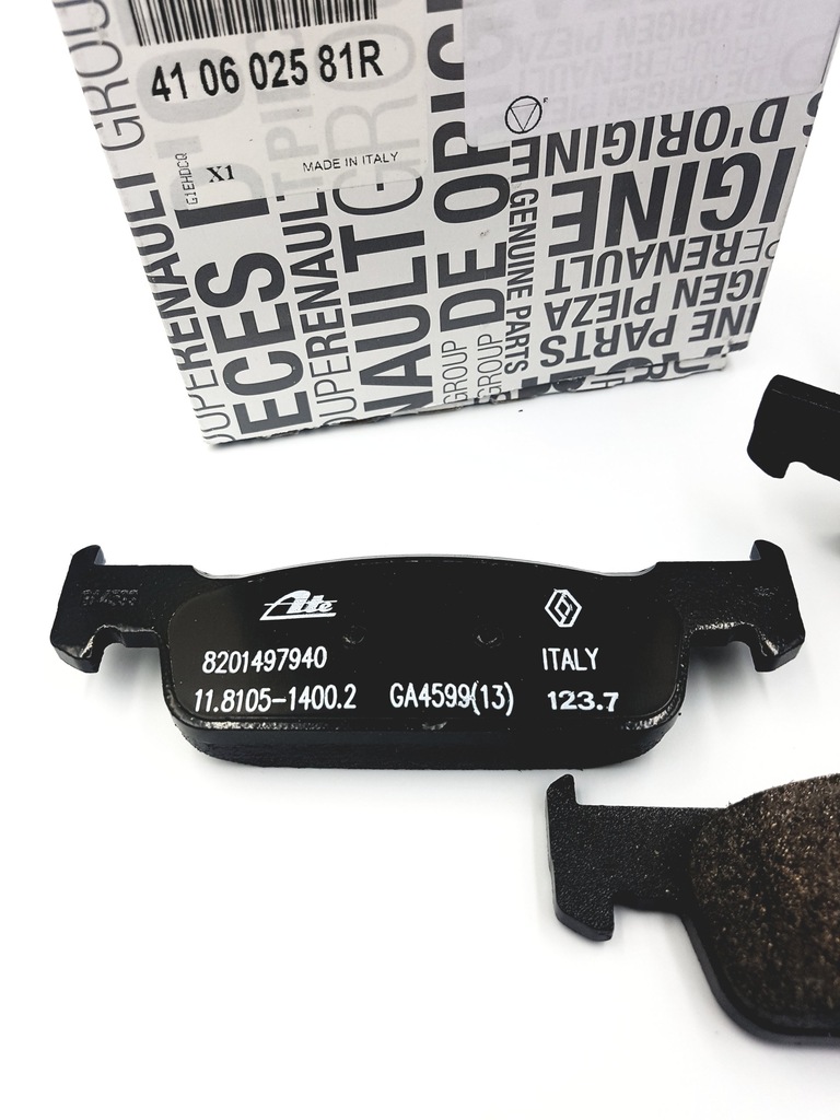 фото №7, Гальмівні колодки гальмівні renault clio iv перед оригінал