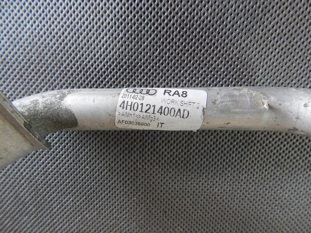 фото №3, Audi s8 a8 d4 шланг труба wody 4h0121400ad