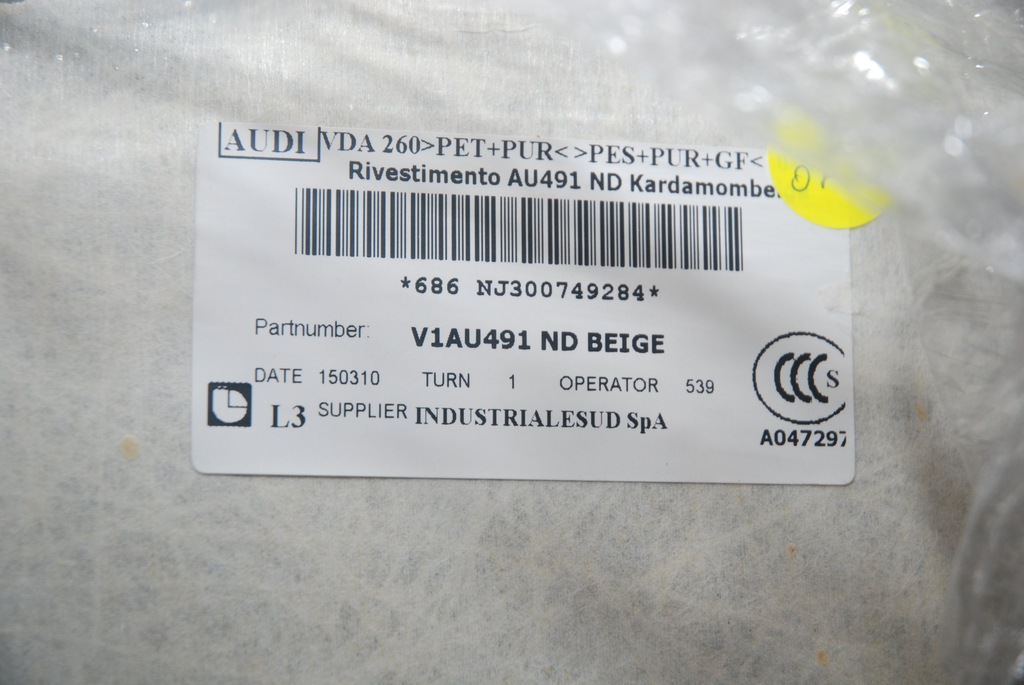 фото №7, Audi a4 b9 sedan потолок 8w5867506b цвет rk6