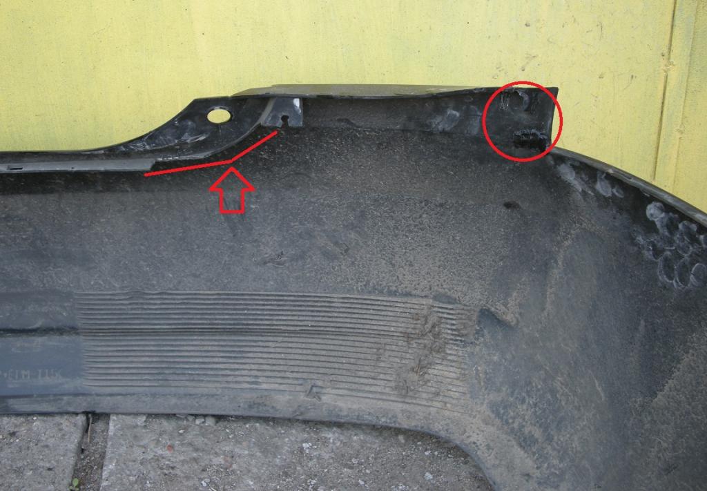 фото №7, Nissan almera hb n16 lift 03-06 бампер задня