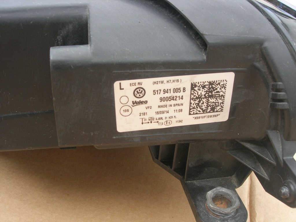 фото №8, Фара левый vw golf sportsvan 517941005b ксенон