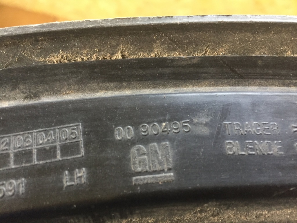 фото №3, Молдинг крыла левая opel zafira a