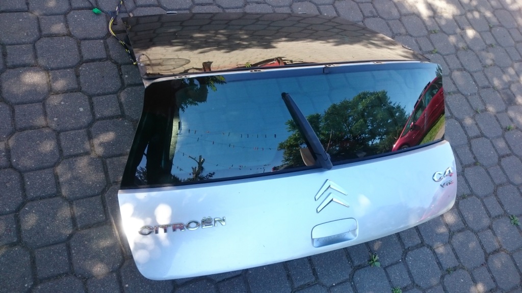 фото №1, Ładna крышка багажника задняя citroen c4 3d. серебристая ezr vts